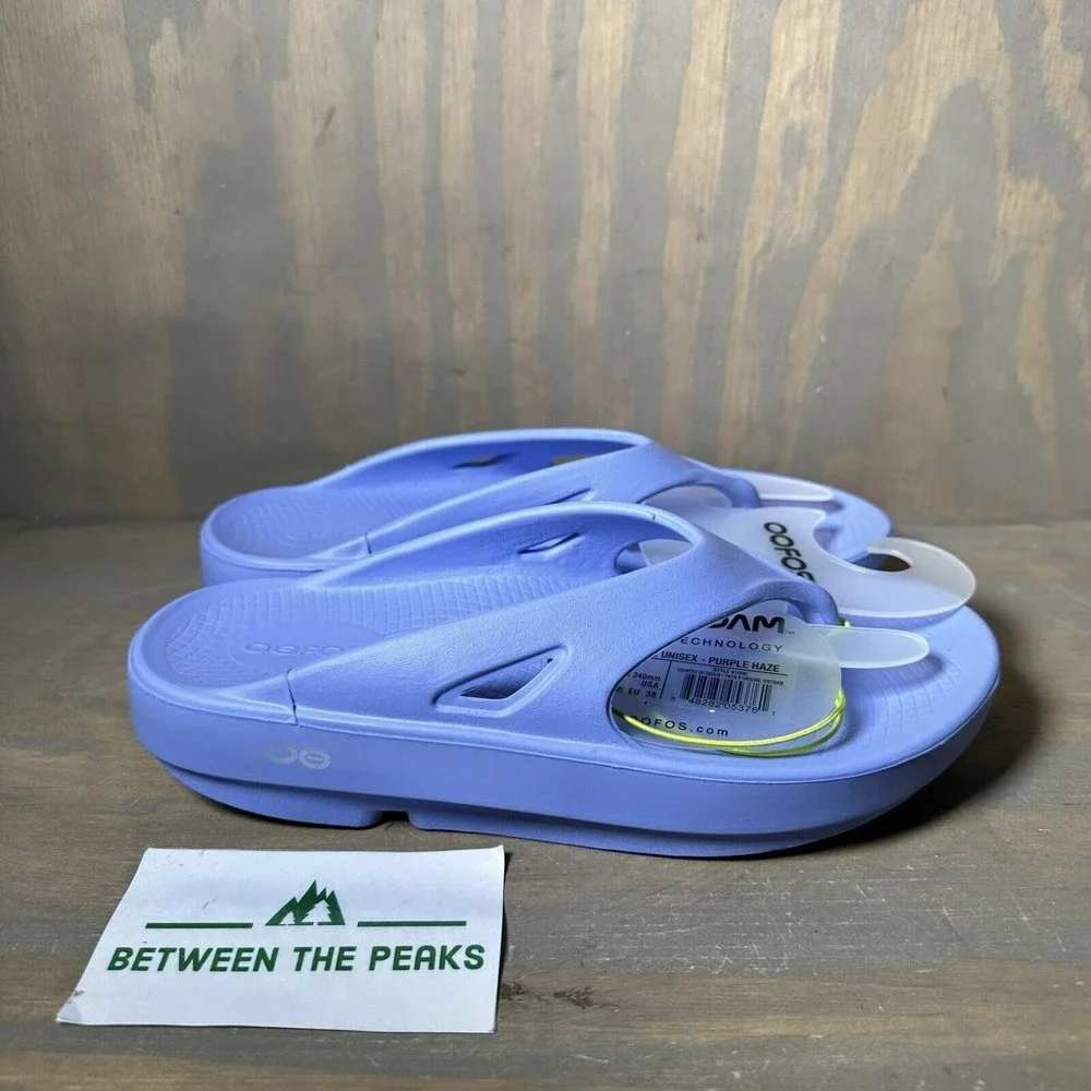 Oofos Ooriginal Sandal Unisex Recovery Flip Flop Purple Haze Mens 5 Womens 7 NEW
